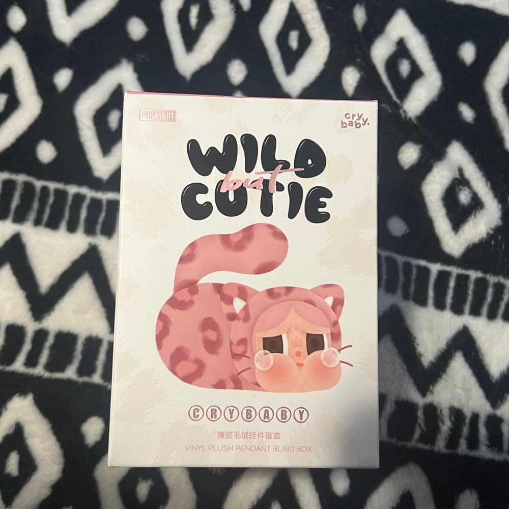 Pop Mart Cry Baby Wild Cutie Plush Pendant Neon Cutie